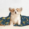 thumbnail image 4 of Yiaed Modern Excavator Print Dog Blankets-Cat Blanket Washable for Couch Protection,Puppy Blanket, Soft Plush Reversible Throw Furniture Protector-, 4 of 8