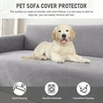 thumbnail image 5 of Waterproof Sofa Cover Couch Cover Protector Non-slip Sofa Throw Cover Slipcover Durable Multi-Function Furniture Cover for Pets Dogs Cats Home Living Room, Gray 71" x 118", 5 of 6