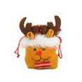 thumbnail image 2 of De Dulces De Navidad, Bolsas De Manzana, Lindo Muñeco De Nieve, Papá Noel, Ciervo, Bolsas De Regalo Para Festivales Y Decoraciones. 3 Bolsas Sweethay HA045212-02, 2 of 6