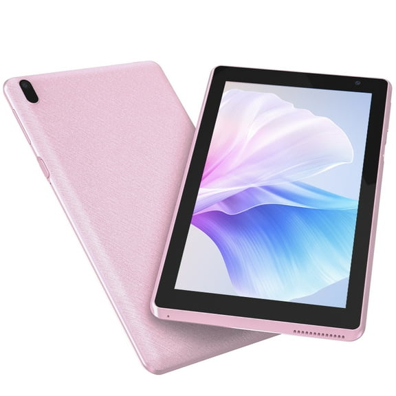 Android Tablet, 7 Inch Tablets, 4GB 32GB 1024GB Expand, Quad-Core 1.5GHz Processor, 5MP Dual Camera,1024 x 600 IPS HD Display Screen, 3000mAh Battery, WiFi, BT, Google GMS 7" Tablet, Pink