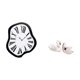 thumbnail image 5 of Reloj de pared con figura de cisne, escultura de resina, centro de mesa, material acrílico, ideal para la decoración del hogar, la oficina, la sala de, 5 of 8