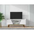thumbnail image 2 of Manhattan Comfort Marcus 53.14 TV Stand from Engineered Wood in White, 2 of 3