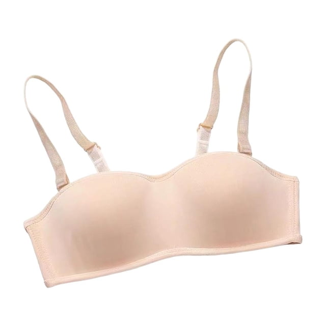 Sin para Mujer Push Up Brassiere Ropa Interior Inalámbrica Piel, L SM SunniMix Sujetador sin tirantes inalámbrico