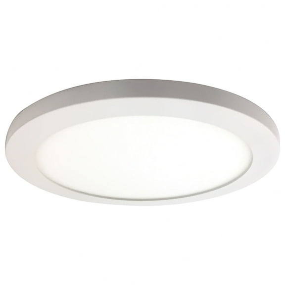 Access lighting 20810LEDD-WH-ACR 0.5 x 5.5 in. Disc LED Round Flush Mount, White & Acrylic Lens