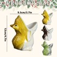 thumbnail image 3 of Cute Frog Shaped Succulent Planter Pot, Cute Animal Shaped Ceramic Flower Pot, Small Ceramic Cactus Flower Container, Funny Animal Shaped Indoor Air Plants Holder, 3 of 4