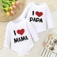 thumbnail image 2 of eczipvz I Love My NANA Baby Clothes Long Sleeve Newborn Outfit White Baby Girl Romper Size 9-12 Months, 2 of 9