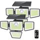 thumbnail image 1 of Luces solares daphino 3000LM para exteriores con sensor de movimiento, 2 unidades, 1 of 8