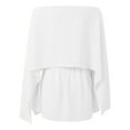 thumbnail image 4 of HXWCHs Women's off The Shoulder Summer Skirt Suit Set Elegant formal and Casual Two Piece Outfit for Evening Party S White, 4 of 7