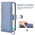 thumbnail image 3 of Genuine Leather RFID Blocking Wallet Case for Samsung Galaxy Note 10, Handmade Flip Folio Wallet Case with Stand and Card Slots for Samsung Galaxy Note 10, Blue, 3 of 5