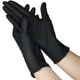 thumbnail image 1 of Guantes de nitrilo, 100 unidades, guantes desechables de nitrilo negros, pequeños brillar  Electrónica, 1 of 5