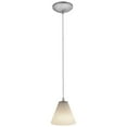 thumbnail image 4 of Accesslighting 28004-3C-BS-WHT Martini LED Cord WHT Glass Pendant, Brushed Steel, 4 of 5