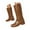 Brown, variant on UngA Woman's Boots Dress Boots Biker Motorcycle Riding Mid-Calf Boots for Women Black,Size 7