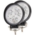 thumbnail image 1 of 2 piezas de luz LED redonda de 4 pulgadas 168W Luces de trabajo para vehículos todoterreno Haz puntual para todo terreno, 1 of 5