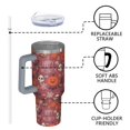 thumbnail image 4 of Happy Halloween Pattern Tumbler with Handle and Lid,40oz Double Wall Vacuum Insulated Tumbler,Cups Gift for Women and Men, 4 of 7