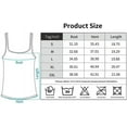 thumbnail image 2 of Women's Cotton Camisole With Shelf Bra Wider Adjustable Straps Basic Tank Tops High quality, 2 of 5