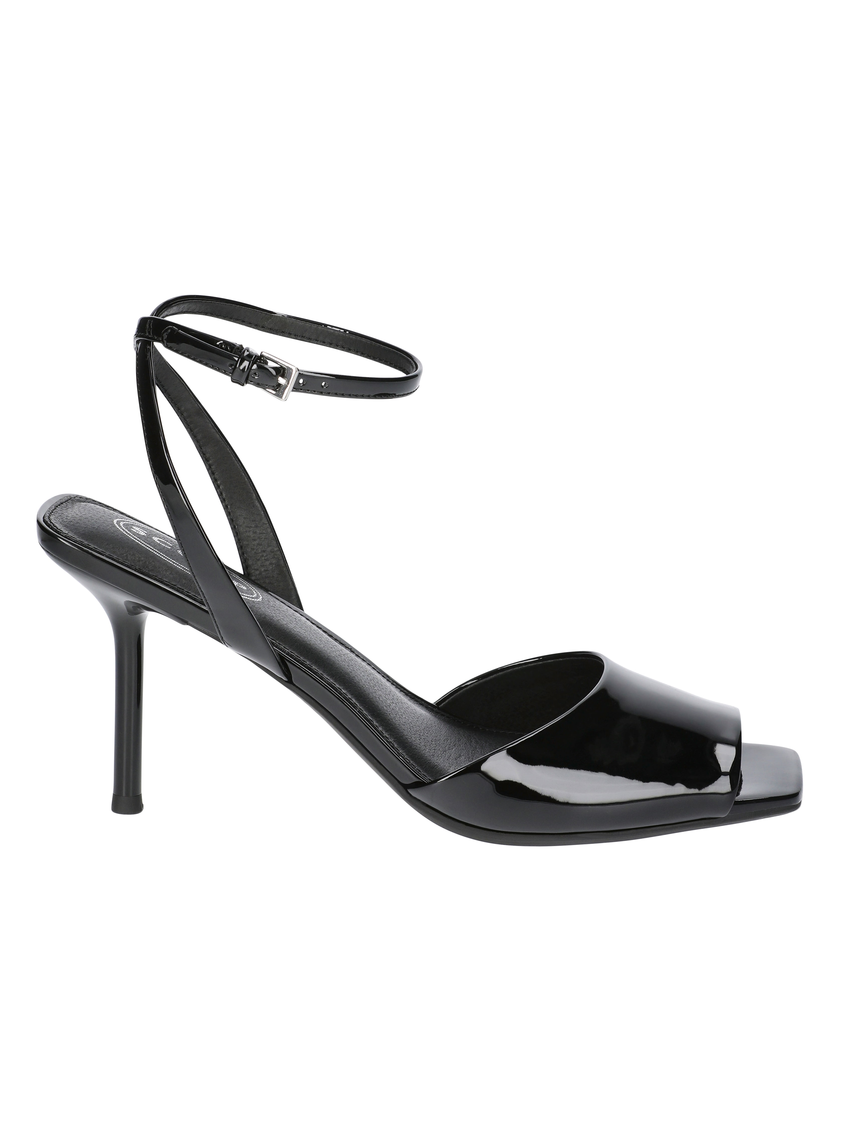Scoop Women's Ankle Strap Peep Toe Stiletto Heeled Sandals