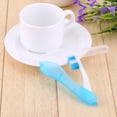 thumbnail image 2 of Portacepillos de dientes de plástico, azul claro, portátil, compacto, organizador de baño, True Excellence, 2 of 5