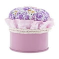 thumbnail image 4 of Pumpkin Shape Pincushion with Storage Case Sewing Embroidery Holder, 4 of 8