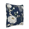 thumbnail image 3 of LNWH Blue Vector Flowers Throw Pillow Covers, Square Soft Linen Decorative Pillow Cases, 18"x18", 3 of 8