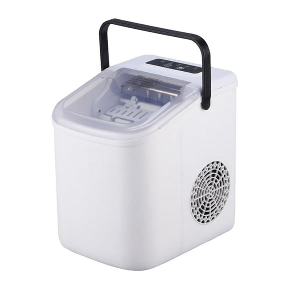 PLPPYFS Countertop Ice Maker, Portable Countertop Ice Maker, Self-Cleaning Ice Machine with Handle & Scoop and Basket, Ideal for Home, Kitchen, Bar, Camping - Clearance Sale