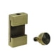 thumbnail image 4 of RV Regla de posicionamiento de acero inoxidable, herramienta de regla, bloque de regla de acero de latón, tope de regla, herramienta de marcado, para carpintería, bricolaje, carpintero, manualidades, regla no incluida Rojo Verde, 4 of 5