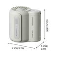thumbnail image 4 of Dvkptbk New Large Capacity Outdoor Portable Hanging Waist Fan Stepless Speed Regulation with Charging Bank Multi-Function Fan, 4 of 7