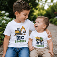 thumbnail image 2 of Matching Family Shirts, Big Brother Little Brother Construction Truck Shirt, Cute Sibling Matching Tee, Birthday Gift for Brothers, 2 of 7