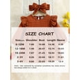 thumbnail image 7 of ZEHJUHAN Infant Girls Solid Color Long Sleeve Dress Ruffle Trim Accent Matching Headband Casual Party Wear Pink，18-24M, 7 of 7