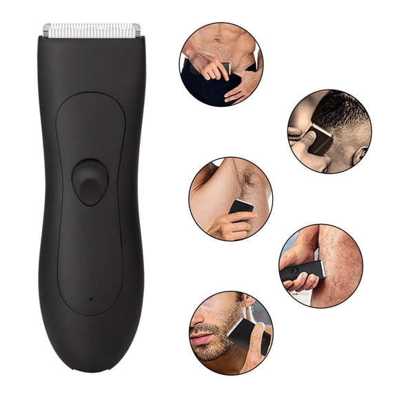 Personal Cordless Waterproof Groin Hair Trimmer Safety Electric Mens Body Hair Trimmer Cut Shaving Machine