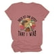 thumbnail image 3 of Camiseta de verano ligera y transpirable para mujer, talla XL, cuello redondo y manga corta con estampado en oro rosa, 3 of 6