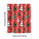 thumbnail image 2 of Ganfancp Navidad Invierno Copo de Nieve Navidad Nuevo Estampado Poliéster Cortina de Baño Baño Ofertas Flash 1X Cortina de Ducha, 2 of 3