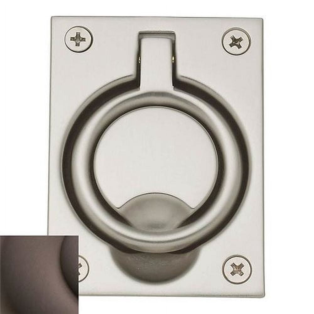 Baldwin 0395050 2-1/2" X 3-5/16" Flush Cabinet Pull - Black