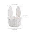 thumbnail image 2 of unbranded Cesta Tejida Para Almacenamiento Con Orejas De Para Del Hogar, 2 of 8