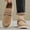 Beige, variant on Men's Casual Lightweight Loafers Shoes, British Style Slip-On, Soft Upper, Cushioned Rubber Sole, Comfortable Outdoor Walking, Versatile Everyday Wear Black