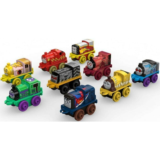 Thomas & Friends MINIS DC Super Friends Engines 9-Pack - Walmart.com ...