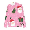 thumbnail image 6 of Hipattires Merry Christmas! Womens Long Sleeve Shirts Christmas Crew Neck Pullover Holiday , Winter Graphic Printed Tops for Ladies Fashion, 6 of 7