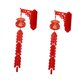 thumbnail image 4 of 2x Decoraciones de Año Nuevo Chino Colgante Festivo Rojo Tradicional 2026 Caballo Lunar estilo C, 4 of 8