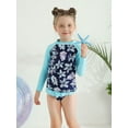 thumbnail image 5 of LOVEBAY Girls 2-Piece Swimsuit Set Long Sleeve Rash Guard Bathing Suit with UPF 50+ Sun Protection, 5 of 7