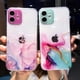 thumbnail image 2 of Funda de teléfono transparente con pintura de acuarela para iPhone 11 12 13 14 15 16 Pro Max X XR XS Max 7 8 Plus Mini, funda suave a prueba de golpes, 2 of 5