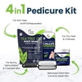 thumbnail image 3 of FootCure Tea Tree Foot Soak & Callus Remover Gel - Antifungal Foot Cream for Cracked Heel, Callus Remover Gel with Exfoliator, 3 of 9