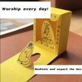 thumbnail image 4 of 10 Piezas Mini Caja de AdoracióN A Buda Juguete de DescompresióN DecoracióN del Hogar Caja Espiritual PortáTil para Amigos Grandes Regalos, 4 of 5