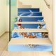thumbnail image 2 of prueba de agua para la renovación de escaleras, Regalos bajo la luna Simulación de Navidad Palo de escalera 3D a prueba de agua Moda Creativa Decoración de pasos Palo de pared Hogar, 2 of 4