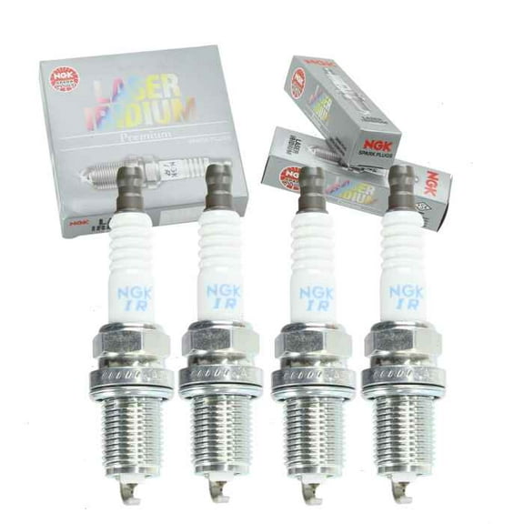4 pc NGK Laser Iridium Spark Plugs compatible with Chevrolet Tracker 1.6L 2.0L L4 1990-2002
