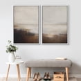 thumbnail image 2 of IDEA4WALL Framed Canvas Print Wall Art Set Abstract Neutral Landscape Subtle Brown and Gray Tones Modern Minimalist Style Digital Art Relax/Calm Contemporary for Home Decor - 16"x24"x2 White, 2 of 5