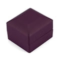 thumbnail image 5 of Xirurus Premium LED Lighted Ring Storage Box, Fashionable Engagement Jewelry Display Case with Soft Plush Interior, Perfect for Wedding Proposals and Anniversaries, 2.56 inches / 6.5 cm, Purple, 5 of 9