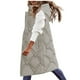 thumbnail image 2 of ICHUANYI Liquidación Chaqueta Casual para Mujer Abrigo sin Mangas con Cremallera cálida para Mujer Abrigo con Capucha Tops Chaleco ICHUANYI WER202308250437, 2 of 8
