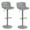 Gray, variant on AmeriHome 2 Piece Plastic Adjustable Height Solid White Full Back Bar Stool