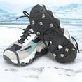 thumbnail image 3 of SPRING PARK 2Pcs 8 Studs Anti-Skid Snow Ice Climbing Shoe Spikes Grips Crampons Cleats Overshoes, 3 of 6