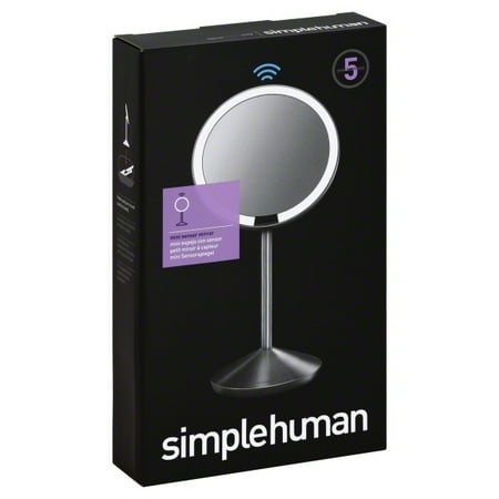 Simplehuman 5 Inch Sensor Mirror Lighted Makeup 10x Magnification