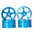 thumbnail image 1 of RC Aluminium Wheel Rim Hubs, Wheel Rim Hubs For 1/12 RC Crawler Easy To Install Light Weight  For MN86 1/12 RC Crawlers Blue, 1 of 8